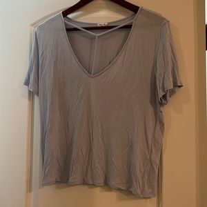 Light blue top from garage size large